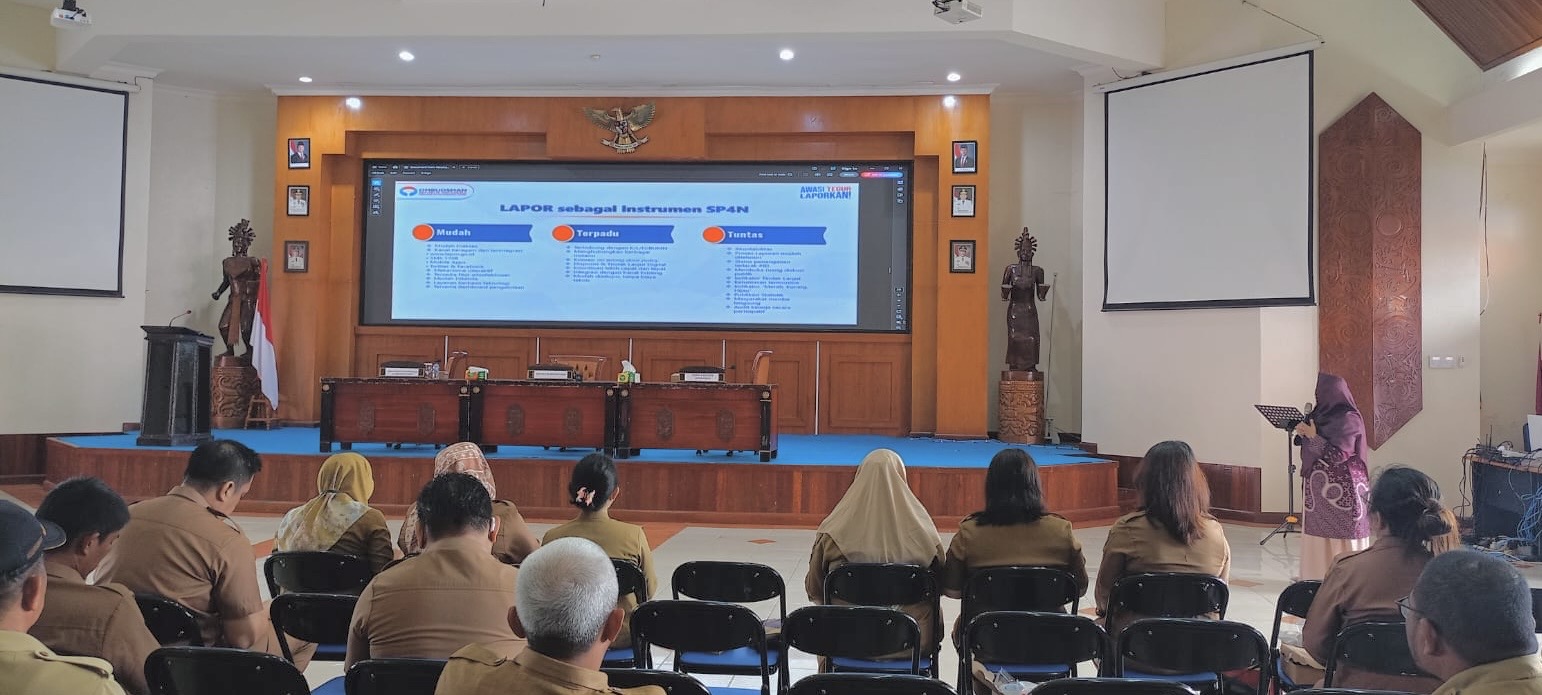 Sosialisasi SP4N LAPOR.
