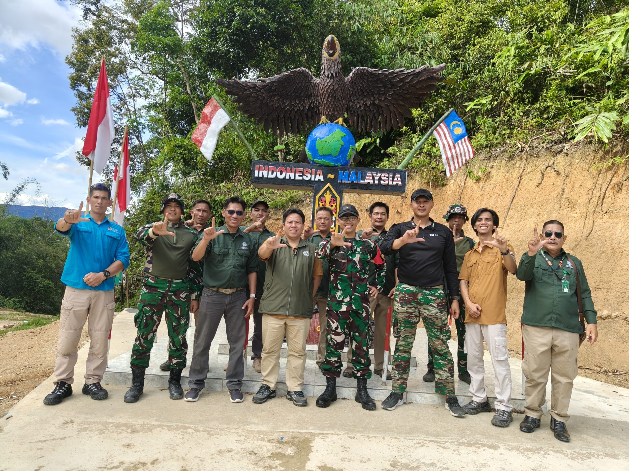 Kunjungan ke perbatasan.