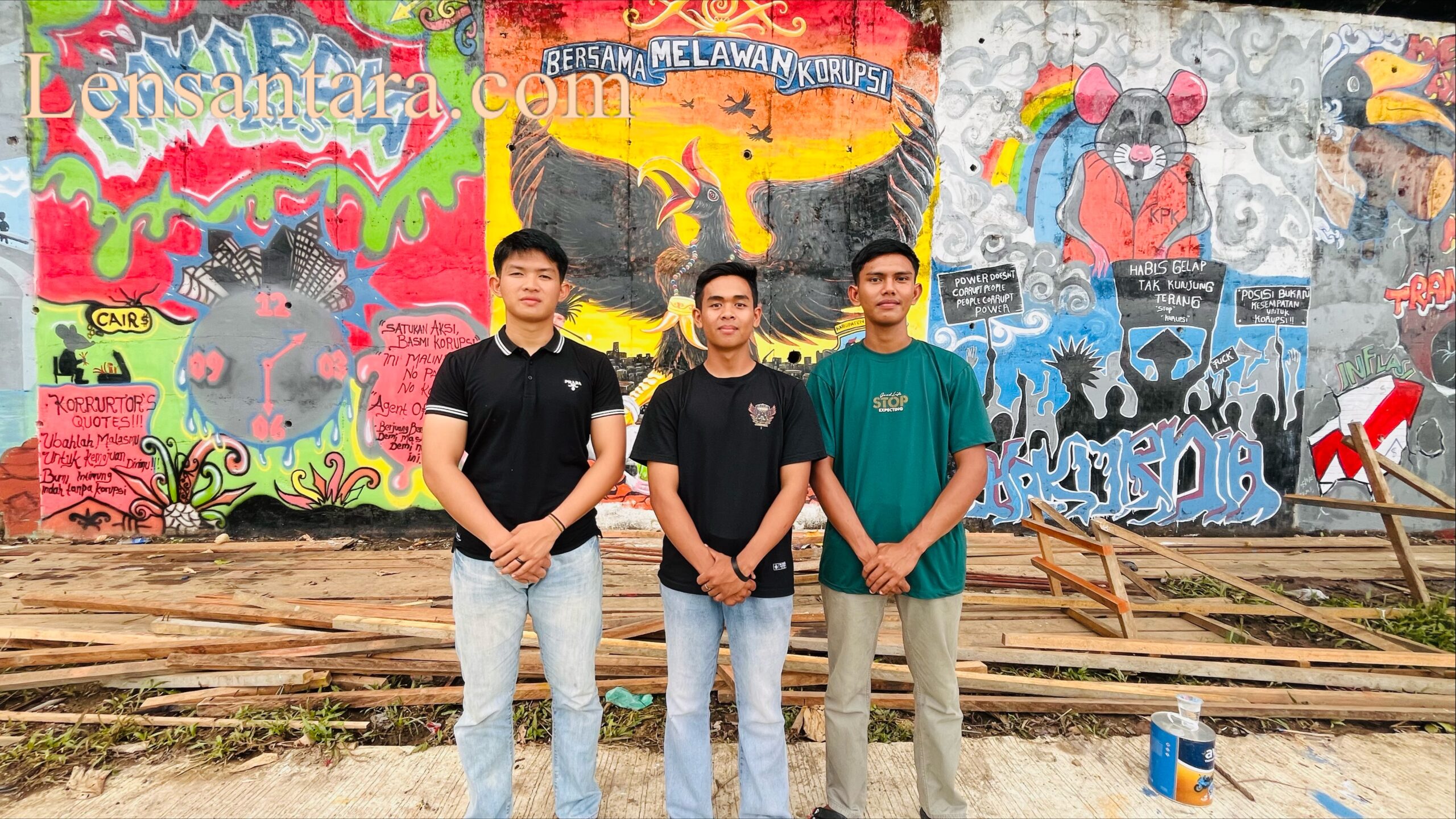 Pemenang Lomba Mural Hakordia.