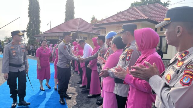 Kapolda Kaltara, Irjen Pol Agus Wijayanto tiba di Mako Polres Malinau.